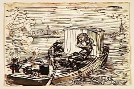 Le dîner en bateau
