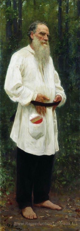 Leo Tolstoy pieds nus