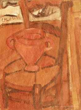 Vase sur une chaise (pot italien)