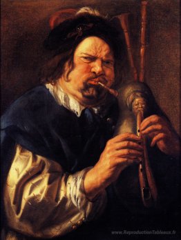 Autoportrait en tant que joueur de cornemuse