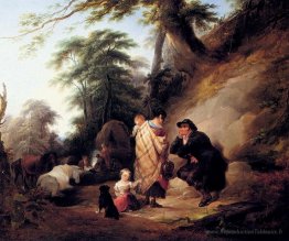 Voyageurs reposant