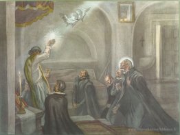 La vie de Saint Ignace Loyola. Planche 5. Ignace et les premiers