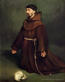 Le moine à la prière
