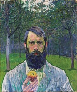 Autoportrait avec pomme