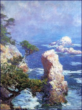Brume sur des lobos de point