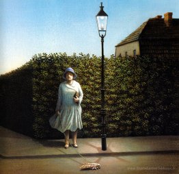 Femme avec de la mite