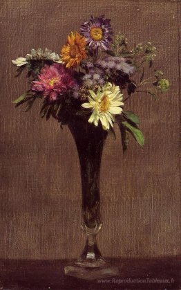 Marguerites et dahlias