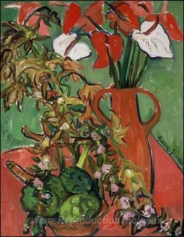 Nature morte avec des antirrhins