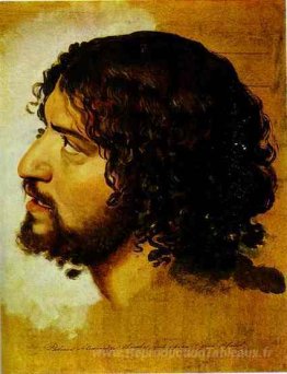 Une tête d'un jeune homme