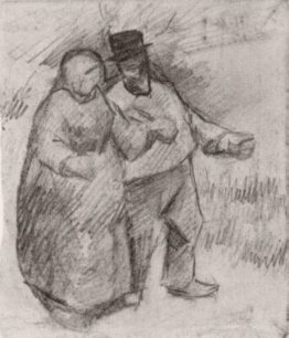 Couple à pied