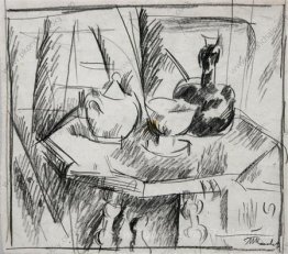 Nature morte sur la table octogonale
