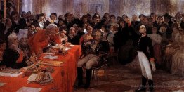 A. Pouchkine sur l'acte dans le Lyceum le 8 janvier 1815 lit ses