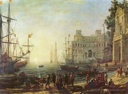 Port avec villa medici