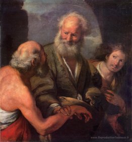 Saint-Pierre guérit le mendiant boiteux