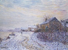 Snow se jette près de la Seine