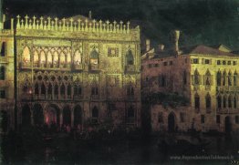 Ka d'Ordo Palace à Venise par Moonlight