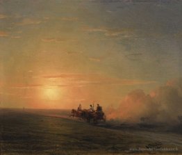 Troika dans la steppe