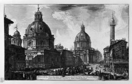 Vue de la Piazza Navona sur les ruines du cirque Agonale