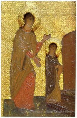 Les vacances vierges. Introduction de la Vierge dans le temple.