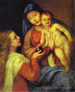 Madonna et enfant avec Marie-Madeleine