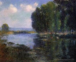Bend de la rivière en Normandie
