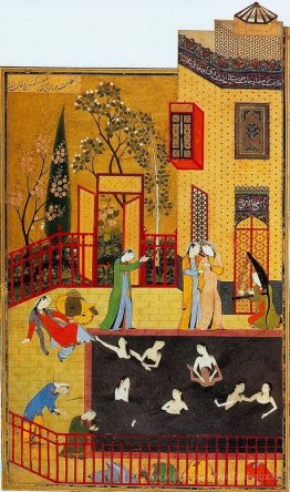 Une peinture miniature de l'iskandarnama