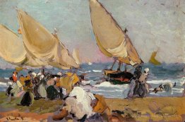 Navires à voile par une journée venteuse, Valence