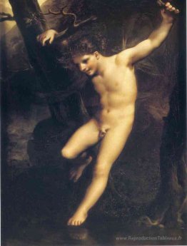Jeune Zephyr équilibrant au-dessus de l'eau