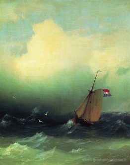 Tempête en mer