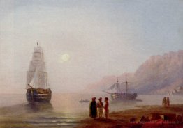 Conversation sur le crépuscule à terre