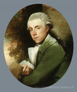 Homme dans un manteau vert