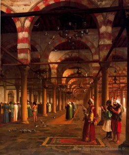 Prière dans la mosquée