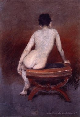 À l'arrière d'un nu