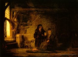Tobit et Anna avec une chèvre