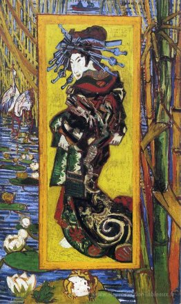 Japoniserie Oiran (après Kesai Eisen)