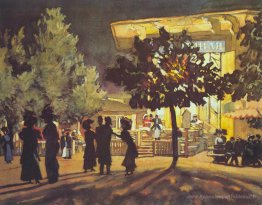 La nuit. Boulevard Tverskoy