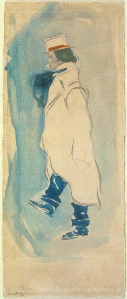 Caricature d'Everett Shinn