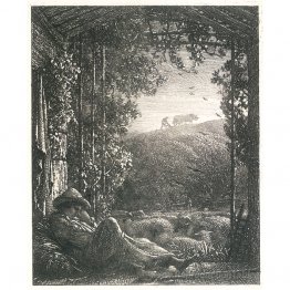 Le berger endormi - tôt le matin