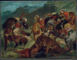 Chasse au lion