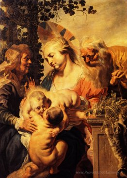 Sainte Famille avec Elizabeth et enfant Jean-Baptiste