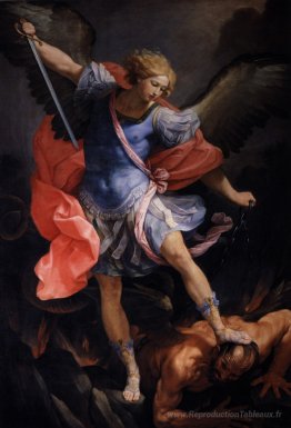 L'archange Michael bat Satan