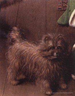 Giovanni Arnolfini et son épouse Giovanna Cenami (le mariage d'A