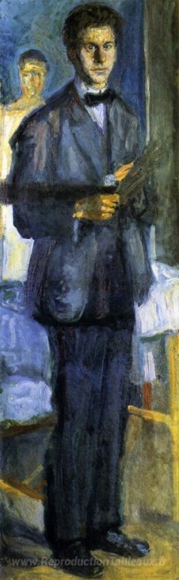 Autoportrait avec palette