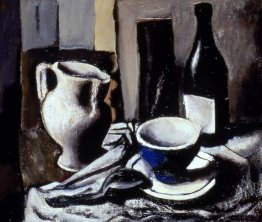 Nature morte avec une tasse bleue