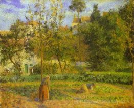Jardin végétal à Hermitage près de Pontoise