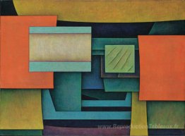 Paysage légendaire (Azul y Naranja)