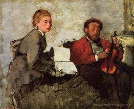 Violoniste et jeune femme