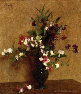 Pois doux dans un vase