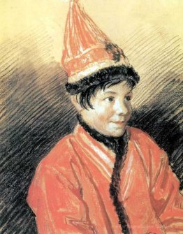 Portrait d'une femme Kalmyk Bayausta