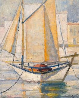 Bateau avec voiles